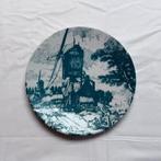 4 assiettes « Les 4 saisons » en bleu de Delft, Antiquités & Art, Enlèvement