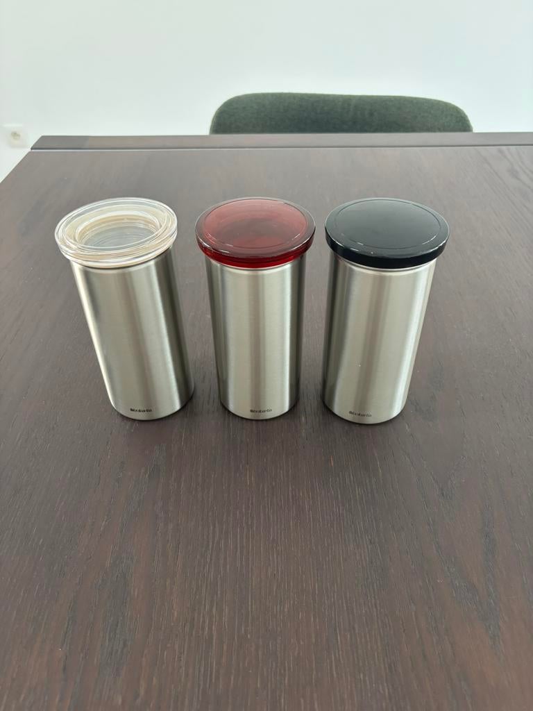 3 koffiepads bussen Brabantia, Electroménager, Accessoires de machine à café, Enlèvement, Comme neuf