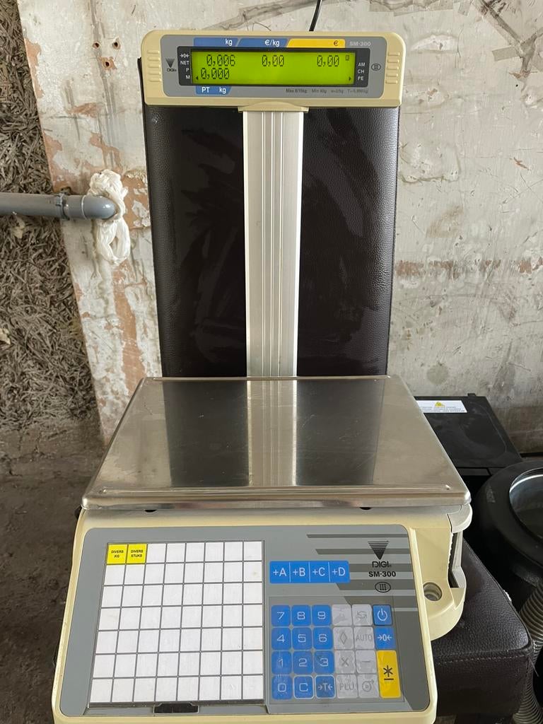 Balance Professionnelle DIGI SM-300 | Poids-Prix-Étiquetage, Enlèvement, Utilisé, Balance de magasin, Analogique