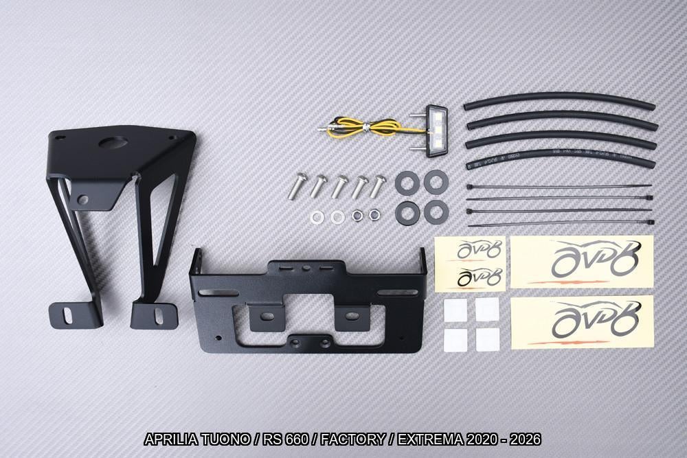 Support de plaque Court APRILIA TUONO / RS 660 2020 - 2026, Motos, Accessoires | Autre, Neuf, Enlèvement ou Envoi