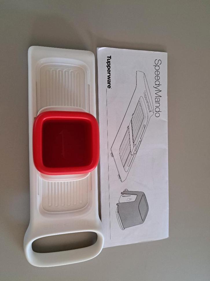 Nouveau Tupperware Speedy Mando, Maison & Meubles, Cuisine| Tupperware, Neuf, Autres types, Blanc, Enlèvement ou Envoi