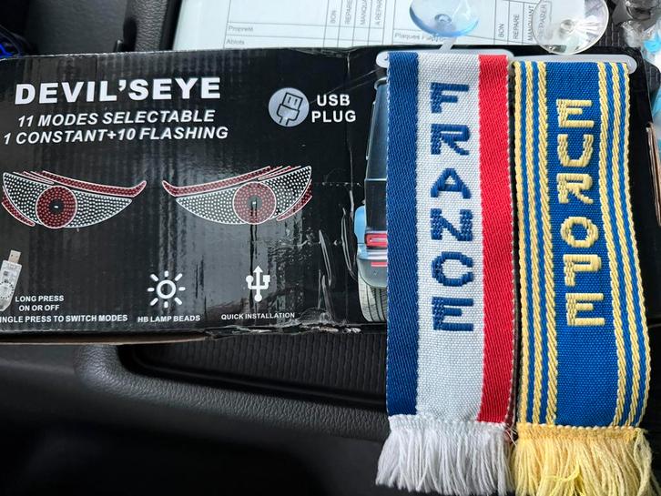 4 Fanion camion + eclairage pare brise camion, Auto-onderdelen, Vrachtwagen-onderdelen, Ophalen of Verzenden