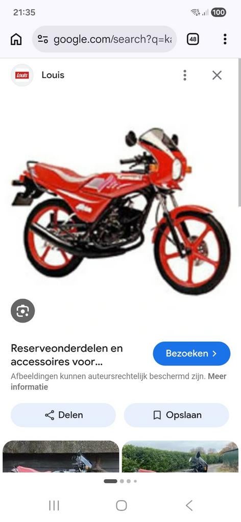 Gezocht kawasaki ar50 ter restauratie, Vélos & Vélomoteurs, Enlèvement