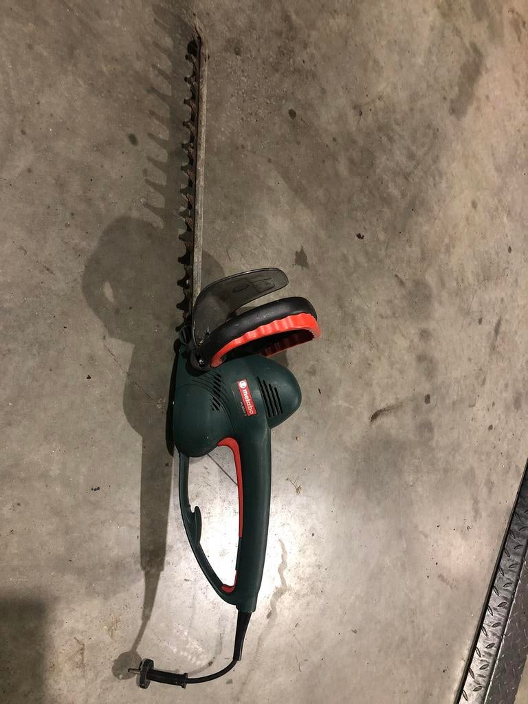 Metabo elektrische heggenschaar, Tuin en Terras, Heggenscharen, Ophalen, Zo goed als nieuw