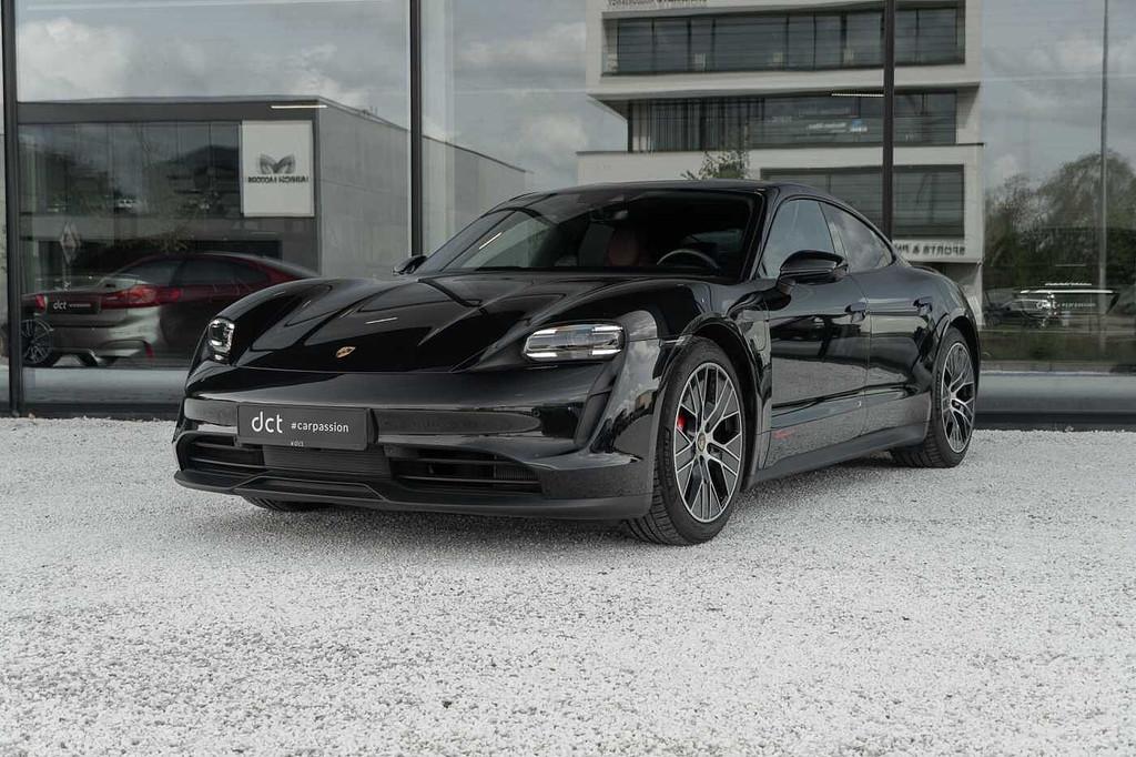 Porsche Taycan Performance battery+ BOSE PASM (bj 2021), Automaat, Gebruikt, Euro 6, Zwart