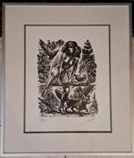 Frank-Ivo van Damme - houtsnede 59/300, Antiek en Kunst, Ophalen