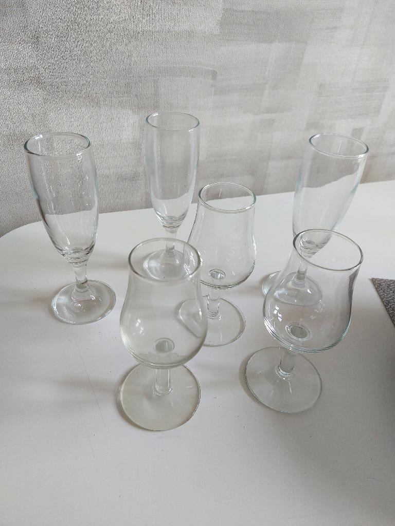 Glazen en bierglazen, Ophalen, Zo goed als nieuw, Overige typen