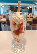 Lot 20 x ijscoupe milkshake chocomelk => DIK GLAS‼️, Uni, Verre ou Verres, Comme neuf, Verre