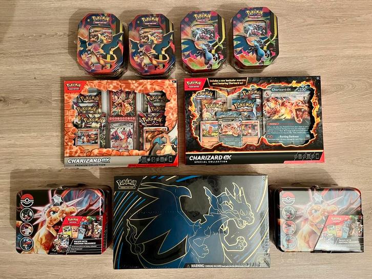 Sealed Charizard Collection Pokémon, Hobby en Vrije tijd, Verzamelkaartspellen | Pokémon, Nieuw, Boosterbox, Foil, Ophalen of Verzenden