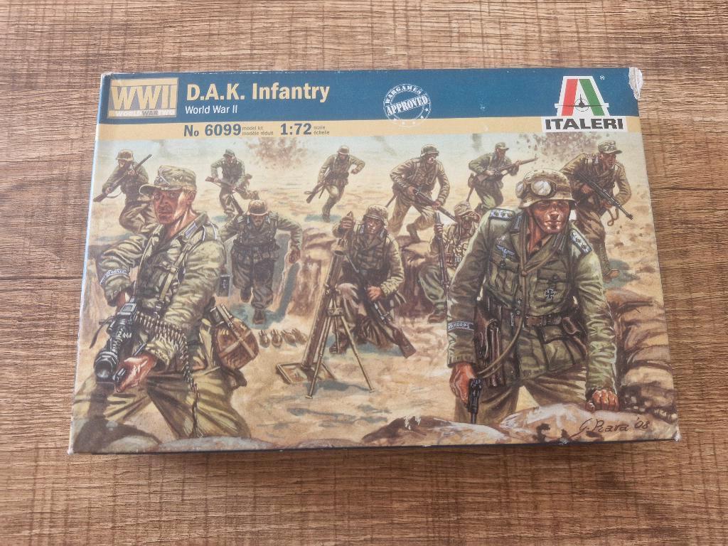 Italeri 1/72 D.A.K. Infantry, Ophalen of Verzenden, Gebruikt, 1:50 of kleiner, Figuur of Figuren