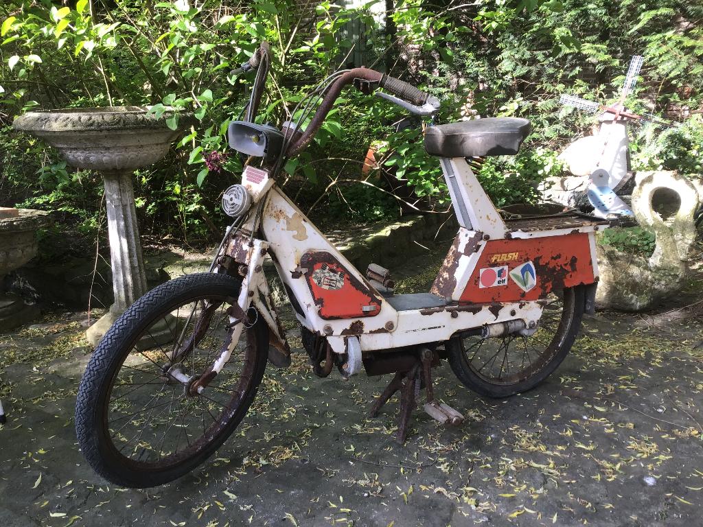 Oude Solex brommer 1969, Ophalen