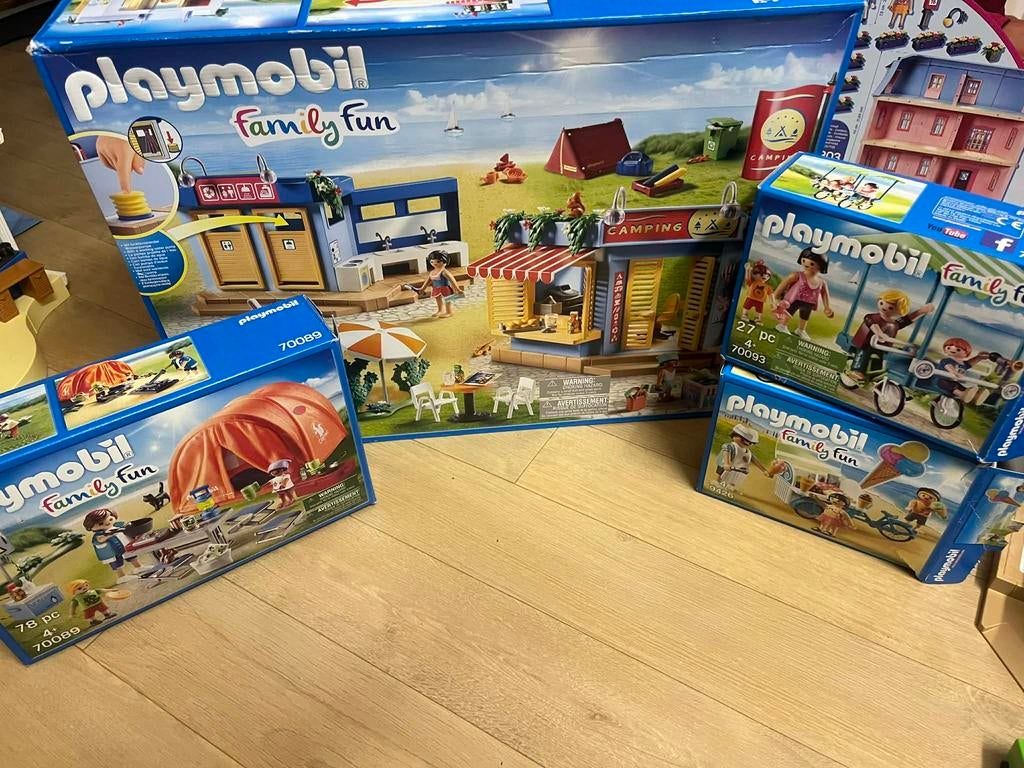 Playmobil - Camping - Family Fun, Kinderen en Baby's, Speelgoed | Playmobil, Ophalen, Zo goed als nieuw