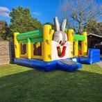 Springkasteel konijn met glijbaan, Ophalen, Zo goed als nieuw