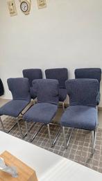 Heeel stevige stoelen inox poten mag weg 15€ stuk, Ophalen, Zo goed als nieuw