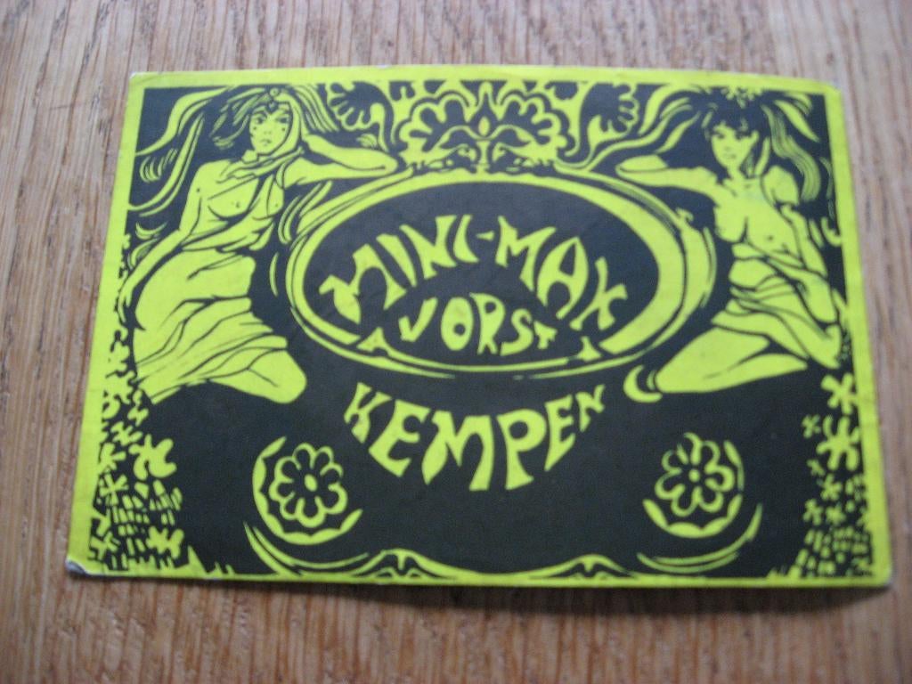 Sticker Mini-Max Vorst Kempen 11,5 x 8 cm, Ophalen of Verzenden, Zo goed als nieuw, Overige typen
