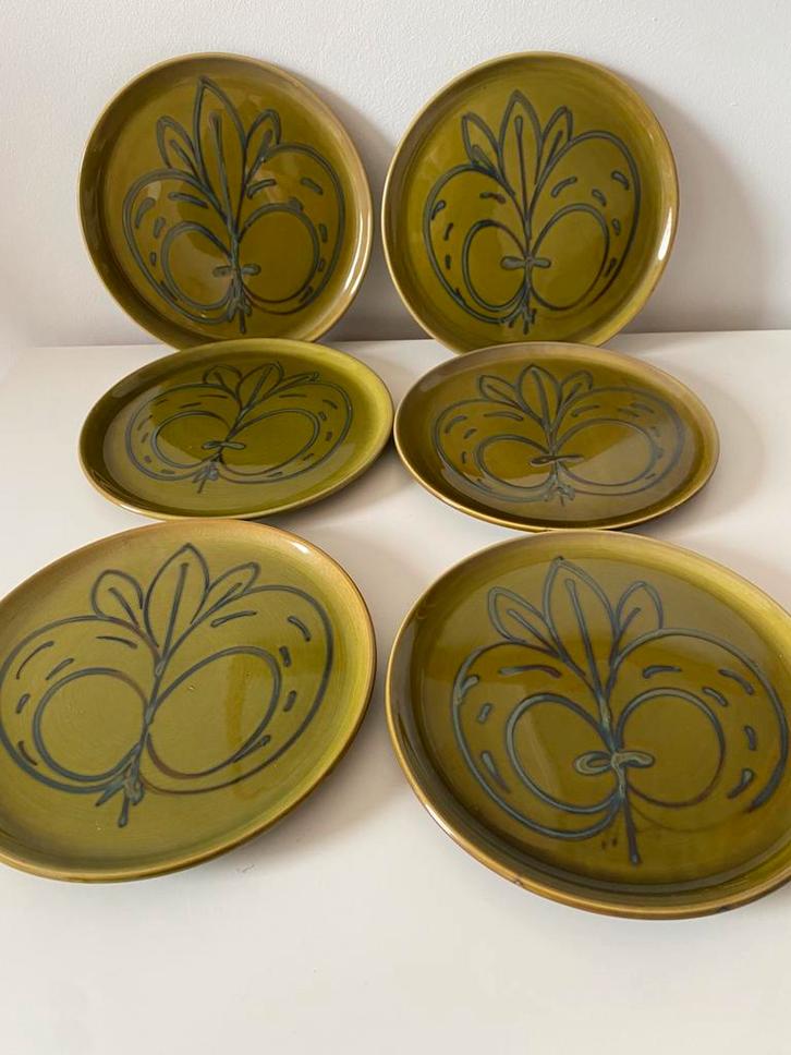 Provinciale dessertborden van Villeroy en Boch Toscana, Antiek en Kunst, Antiek | Keramiek en Aardewerk, Ophalen of Verzenden