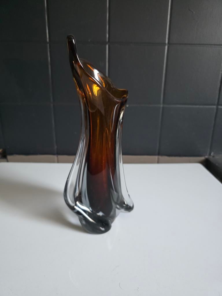 Sommerso vaas. Murano. 1960's, Antiek en Kunst, Ophalen of Verzenden