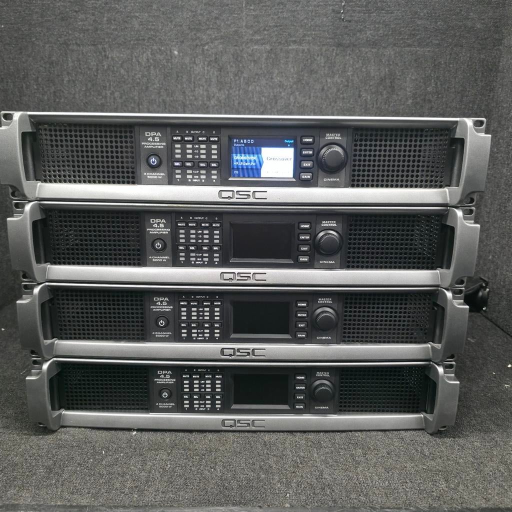 QSC DPA 4.5 versterker 5000 watt met dsp, Ophalen of Verzenden
