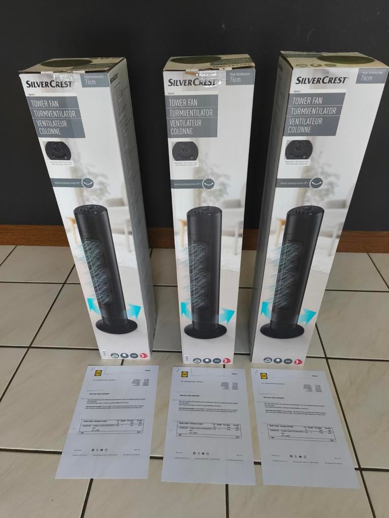 Ventilateur tour NEUF sous garantie, jamais utilisé.

Garant, Electroménager, Enlèvement, Neuf, Ventilateur tour