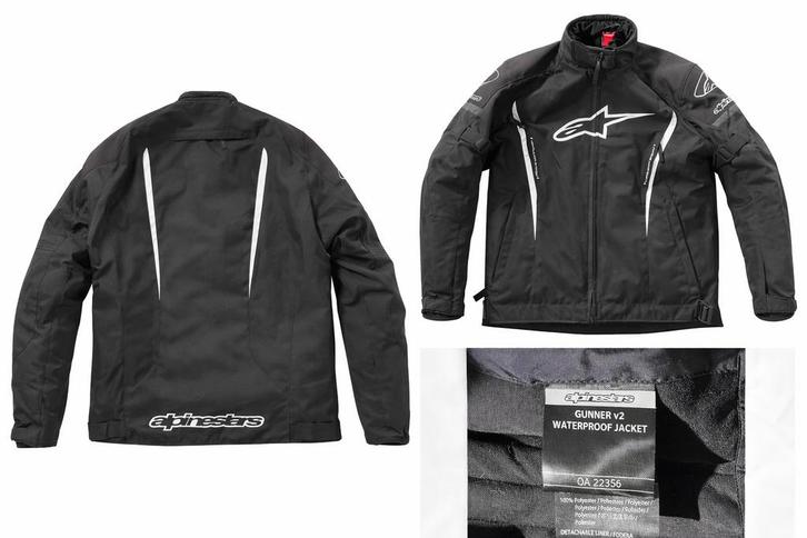 Motor jas, Kleding | Heren, Jassen | Zomer, Zo goed als nieuw, Maat 56/58 (XL), Zwart, Ophalen