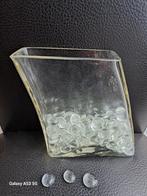 Vaas met glazen parels, Ophalen of Verzenden, Zo goed als nieuw, Glas, Minder dan 50 cm