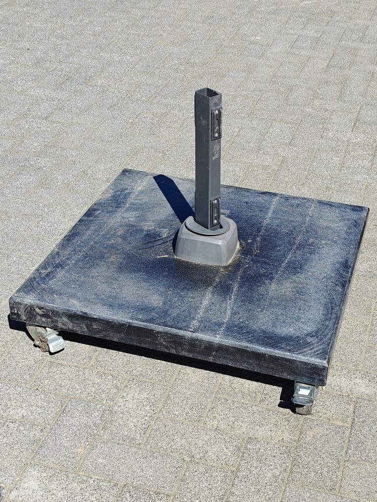 Zweefparasol + parasolvoet, merk Platinum, Ophalen, Verstelbaar, Gebruikt, Parasolvoet