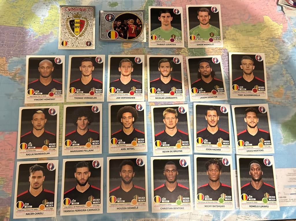 Panini Belgie ‘ Rode duivels EK 2016’, Ophalen of Verzenden, Zo goed als nieuw