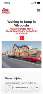 RUIME WONING MET 4 SLAAPKAMERS EN GARAGE IN VILVOORDE, Immo, Tot 200 m², 186 m², Hoekwoning, 377 kWh/m²/jaar