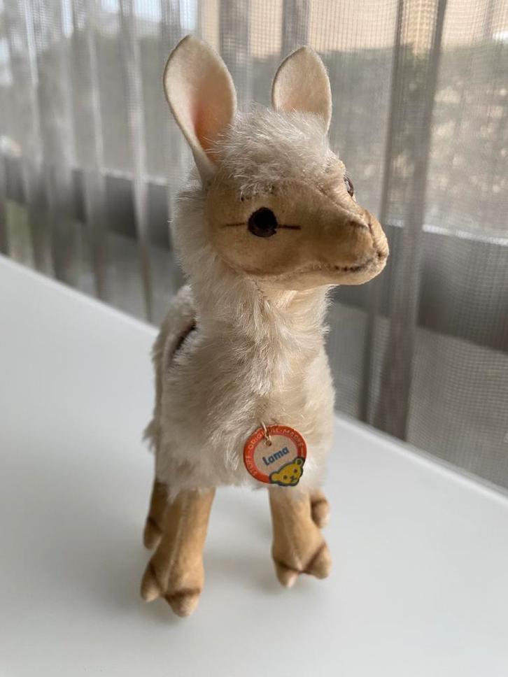 Vintage STEIFF lama, Antiek en Kunst, Antiek | Speelgoed, Ophalen of Verzenden