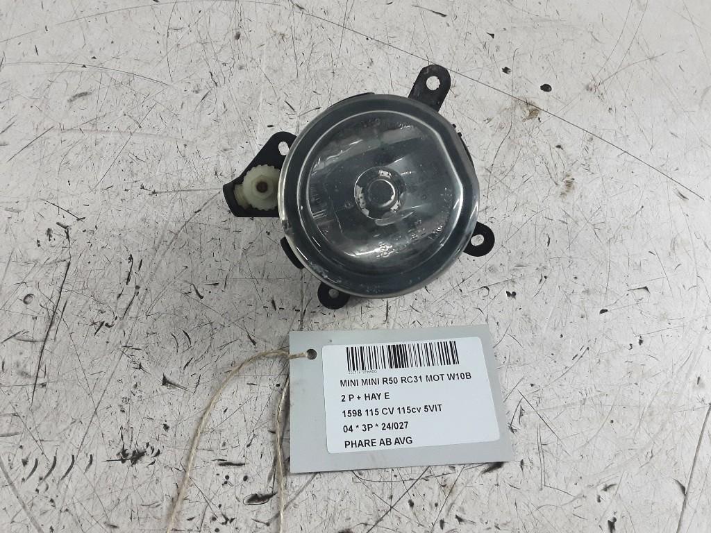 ANTI BROUILLARD AVANT GAUCHE Mini Mini One / Cooper (R50), Mevr. I. Hauben, Rue de l'Espoir 34 34
4030  GRIVEGNÉE, BE, Info@Collignon.be