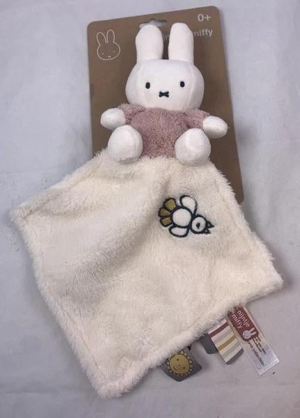 Tiamo Nijntje Knuffeldoekje Vogel Roze Wit Dick Bruna Nieuw, Verzenden, Nijntje, Zo goed als nieuw, Roze