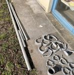 pvc dakgoten 125 mm + beugels, Doe-het-zelf en Bouw, Buizen en Afvoer, Ophalen, PVC, 4 tot 6 meter, Zo goed als nieuw