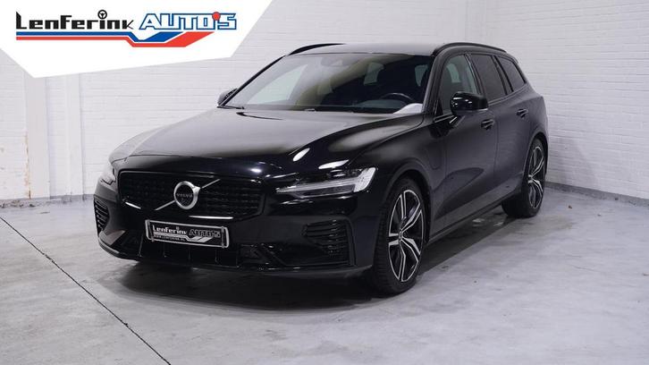 Volvo V60 2.0 T6 Recharge AWD R-Design Black-line private-gl, Auto's, Volvo, Bedrijf, V60, 4x4, ABS, Adaptive Cruise Control, Airbags