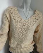Handgemaakte trui XS/S, Beige, Ophalen of Verzenden, Zo goed als nieuw, Handgemaakt