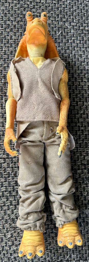 Vintage Jar Jar Binks star wars figuur, Verzamelen, Star Wars, Ophalen of Verzenden, Gebruikt, Actiefiguurtje