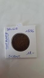Belgie 5 cent 1856  top muntje !!, Ophalen of Verzenden