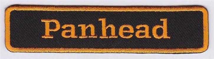 Harley Davidson Panhead stoffen opstrijk patch embleem #1, Motos, Accessoires | Autre, Neuf, Envoi