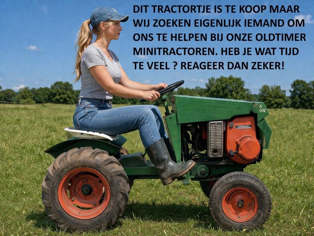 Minitractor te koop EN HULP GEZOCHT (hobbytechnieker), Ophalen, Same