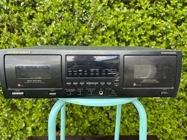 platine à double cassette Marantz SD 535, TV, Hi-fi & Vidéo, Decks cassettes, Double, Marantz, Auto-reverse, High speed dubbing