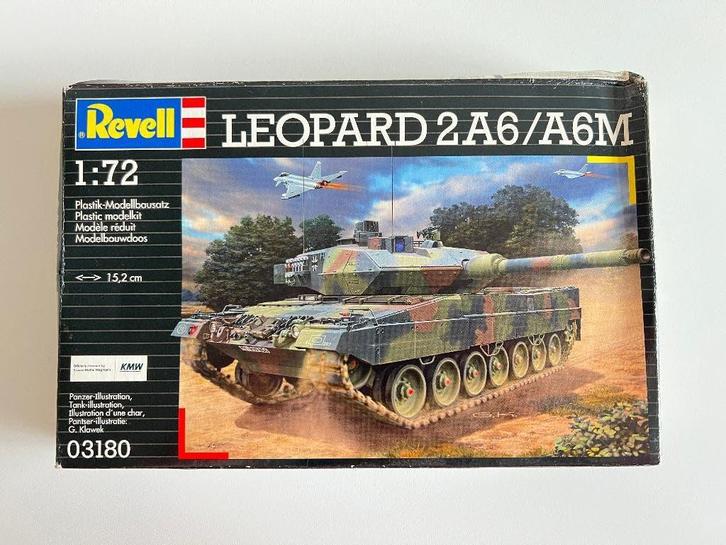 Modèle réduit Revell char Panzer  Leopard 2A6 / A6M, Hobby en Vrije tijd, Modelbouw | Overige, Nieuw, 1:50 tot 1:144, Ophalen of Verzenden