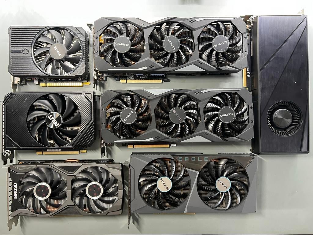 Verschillende Nvidia kaarten, Computers en Software, Videokaarten, Zo goed als nieuw, Nvidia, PCI-Express 4.0, Overige soorten