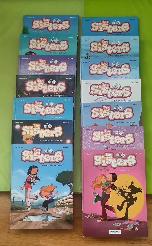 Lot de 14 BD " les sisters", Enlèvement