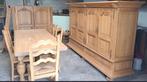 complete eiken eetkamer - GRATIS op te halen, Enlèvement, Comme neuf, Landelijk, 4 à 6 chaises