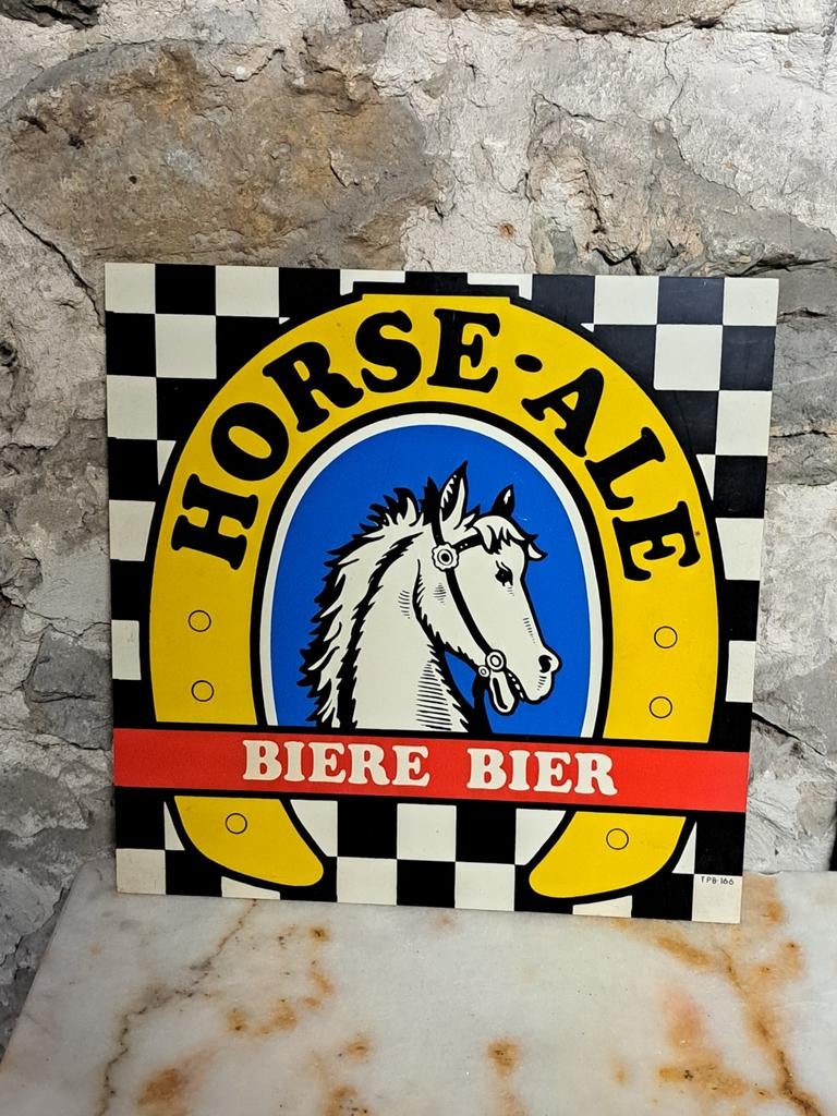 Publicité plastic Horse-Ale, Collections, Enlèvement ou Envoi