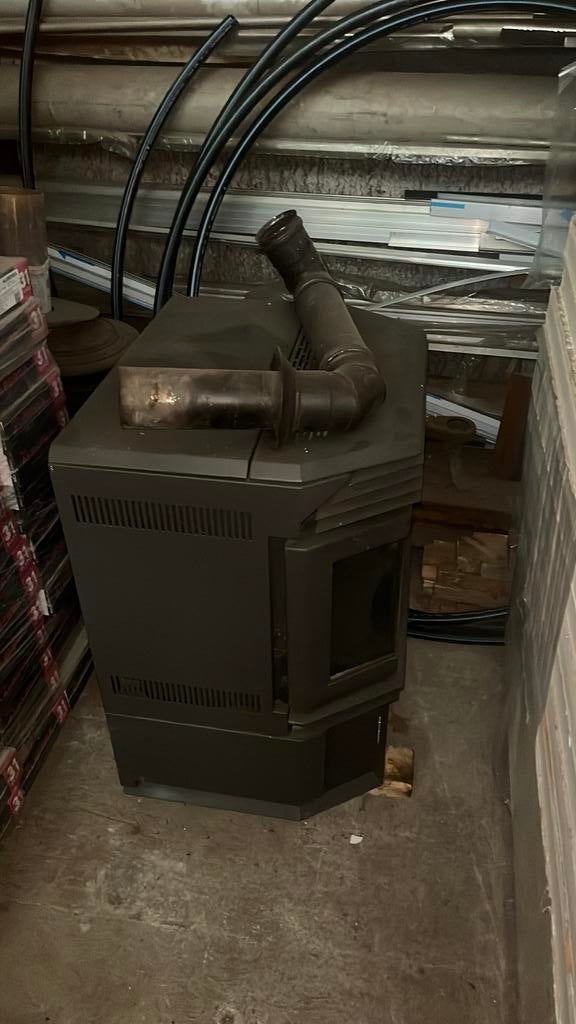 Pellet kachel, Huis en Inrichting, Kachels, Ophalen, Overige brandstoffen, Zo goed als nieuw, Pelletkachel