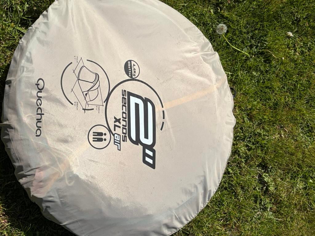 Tente pop-up Quechua 2 Seconds XL Air — 2 personnes, Caravanes & Camping, Tentes, Enlèvement, Comme neuf