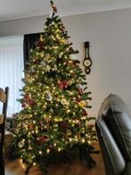 Grote kunstkerstboom 2m40 met rieten huls, Diversen, Ophalen, Gebruikt