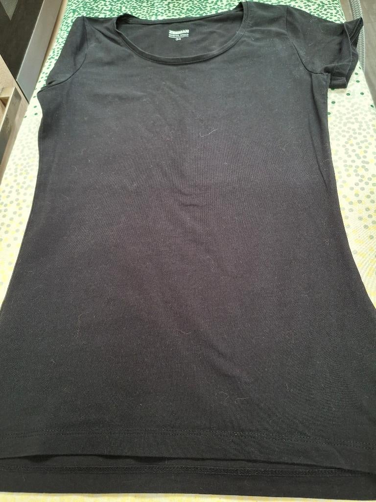 t-shirt Zeeman 34, Kleding | Dames, Zeeman, Zwart, Ophalen of Verzenden, Korte mouw