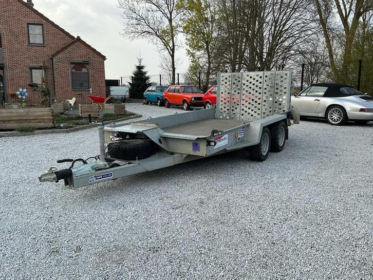 Remorque double essieu 3,5 Ifor Williams Plateau 2HB GH35 20, Autos : Divers, Remorques, Utilisé