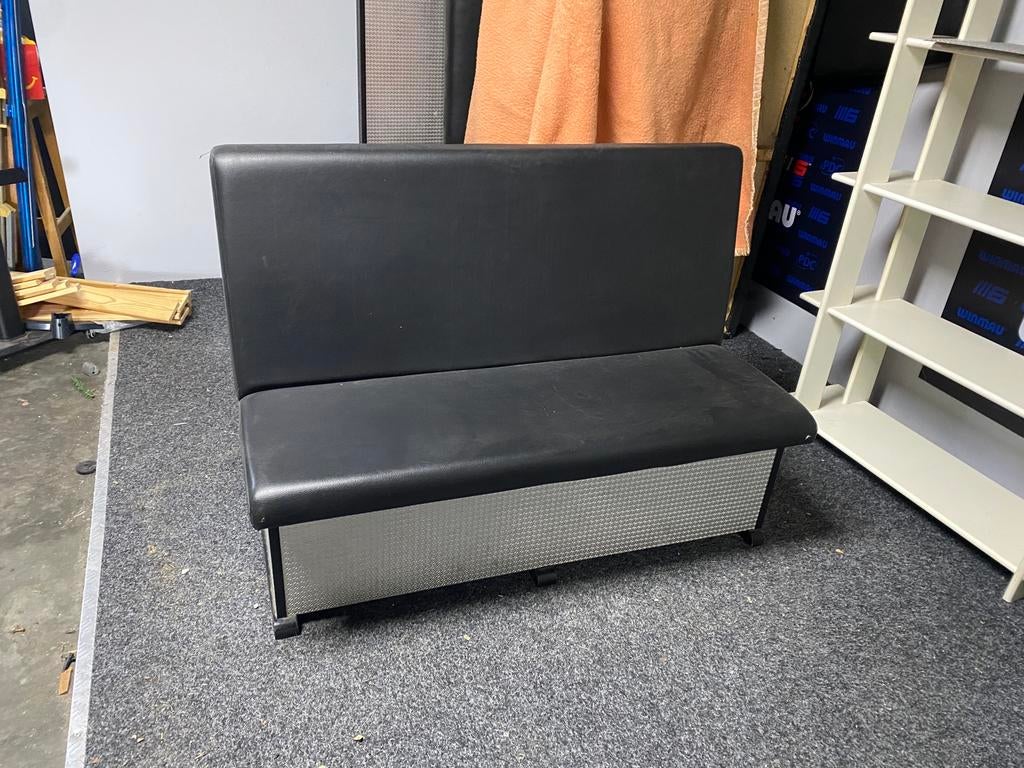 Horeca Bistrobank / Loungebank Zwart – Moderne Zitbank, Enlèvement